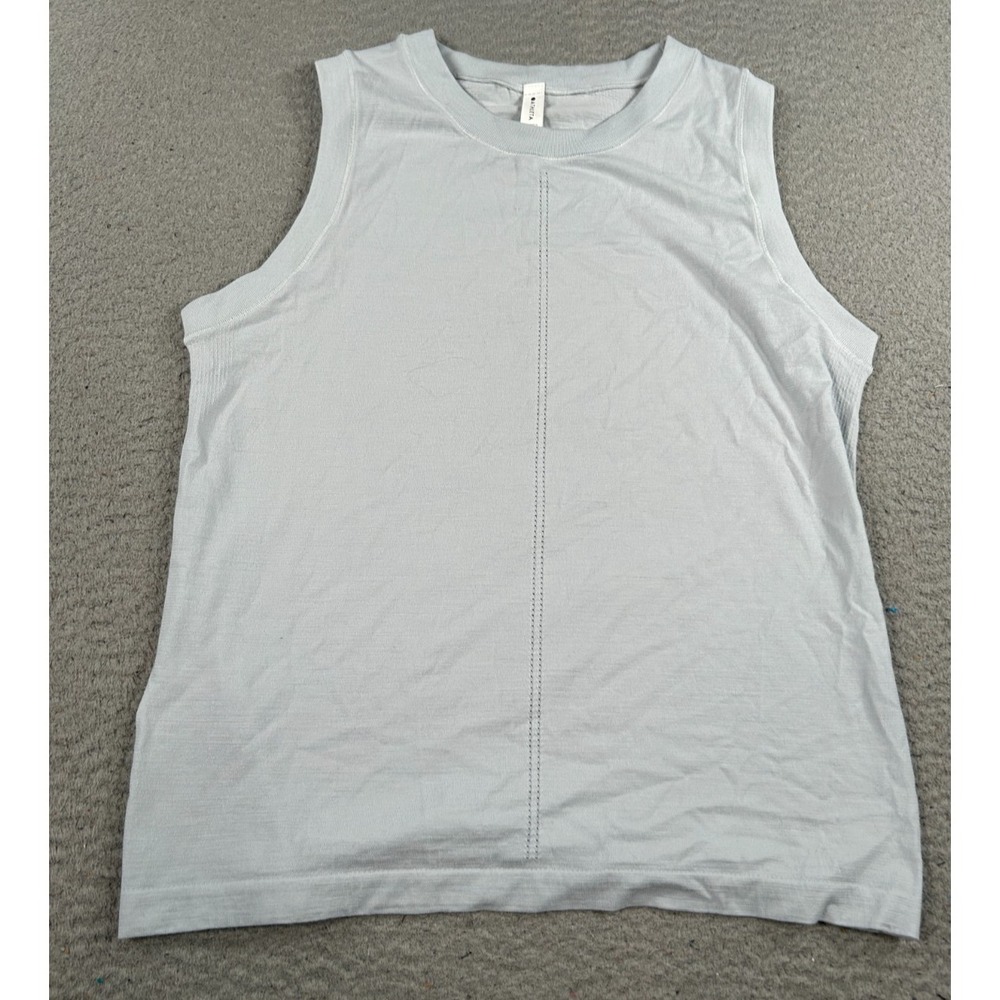 Athleta Tank Top Women's‎ Large Gray Running Training Gym Yoga Workout Stretch